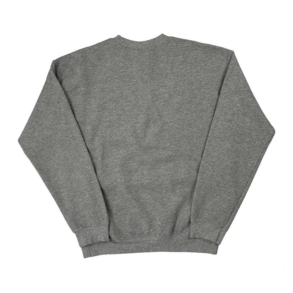 Unbranded Sweatshirt - Medium Grey Cotton Blend - Image 2