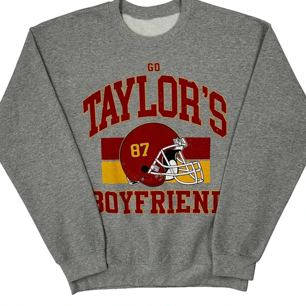 Unbranded Sweatshirt - Medium Grey Cotton Blend - Image 5