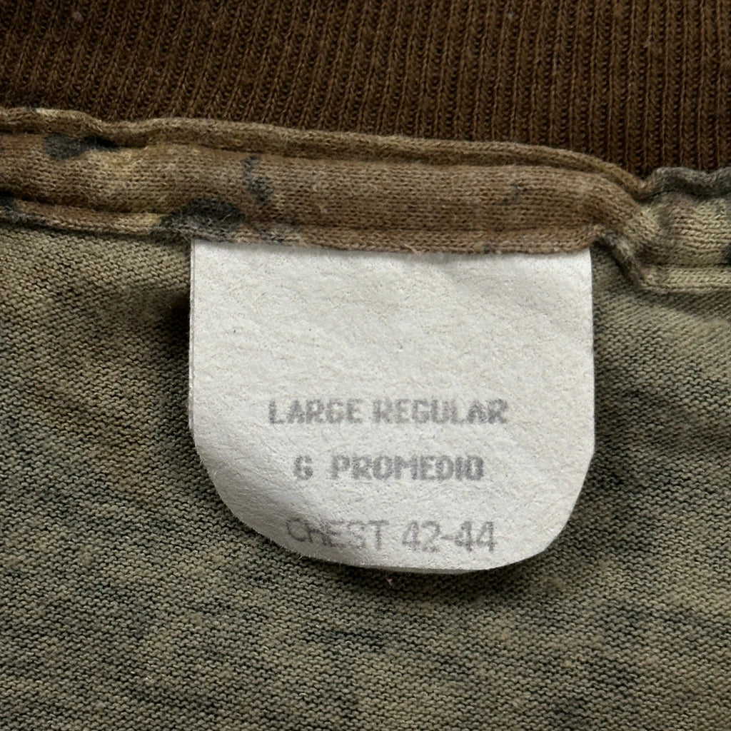 Unbranded Camo Ringer T-Shirt - Large Camo Cotton - Image 3