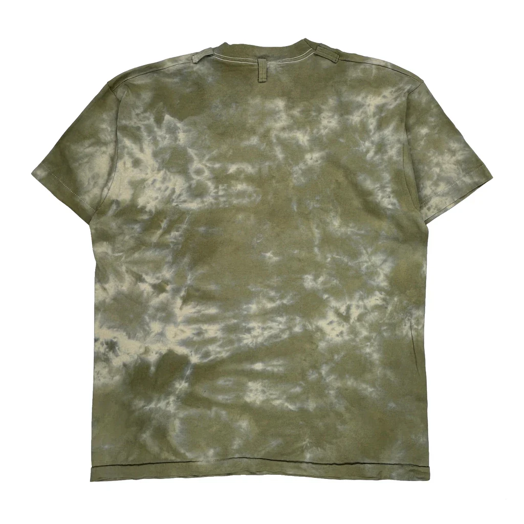 Unbranded Tie-Dye T-Shirt - Large Green Cotton - Image 2