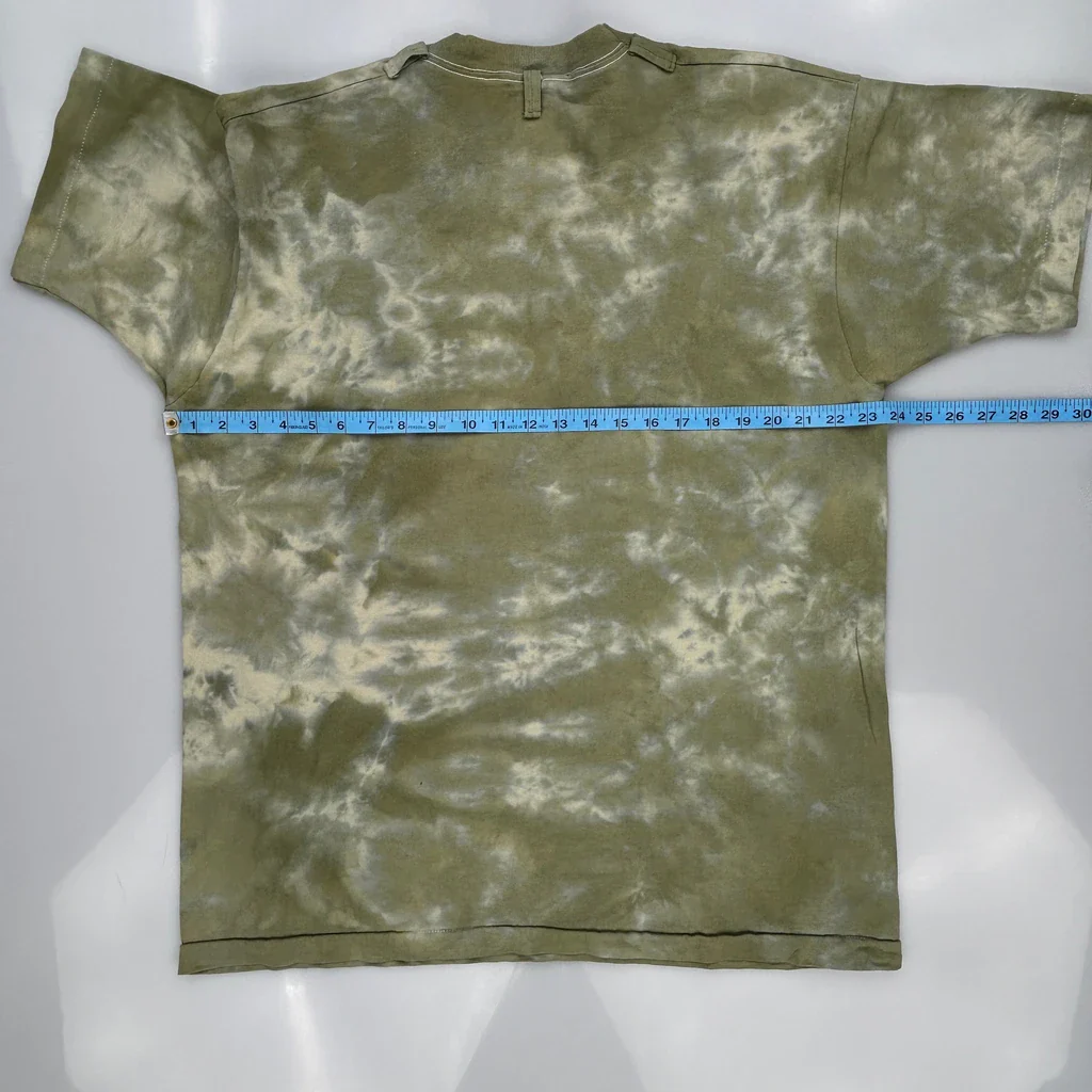 Unbranded Tie-Dye T-Shirt - Large Green Cotton - Image 3