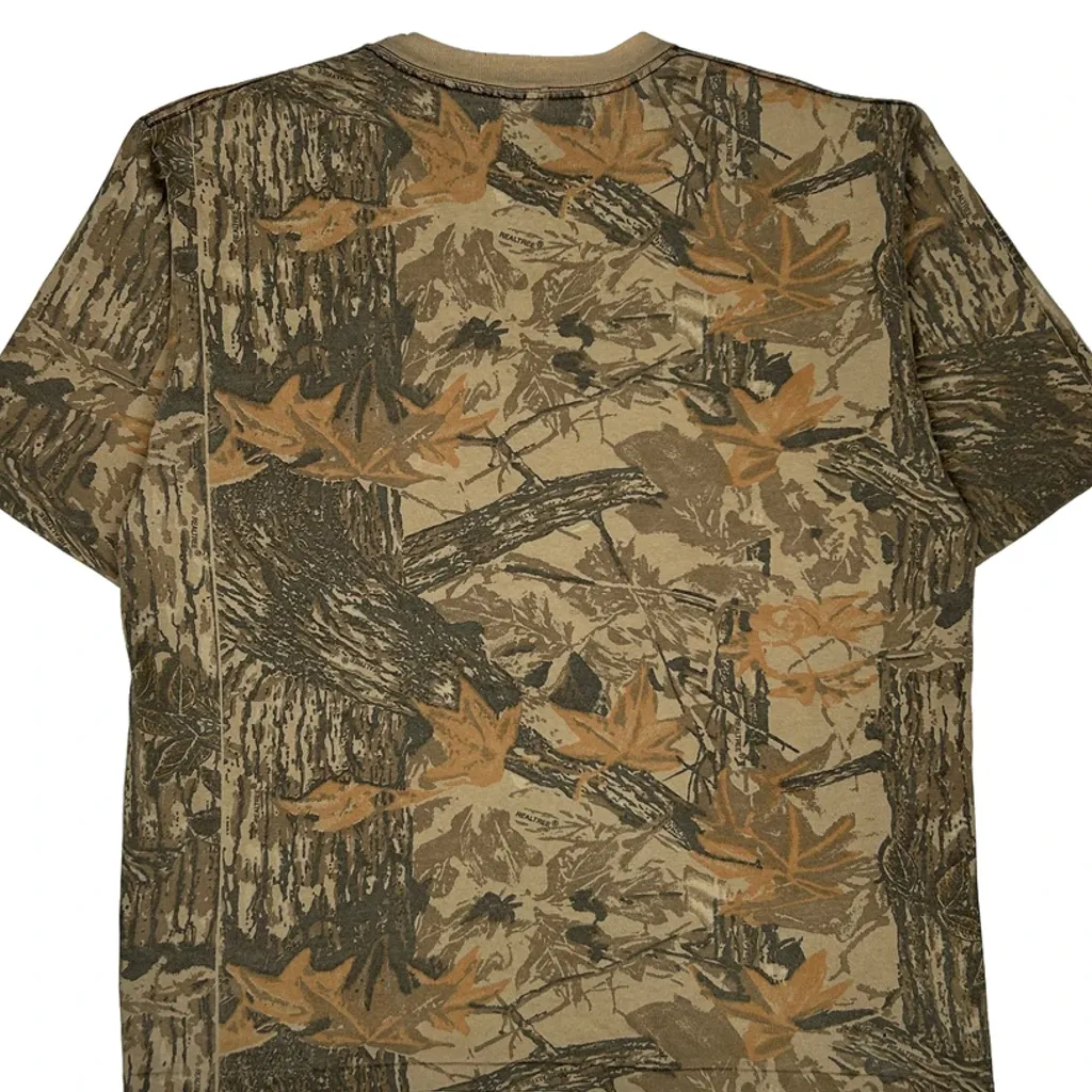 Unbranded Camo T-Shirt - Large Green Cotton - Image 6
