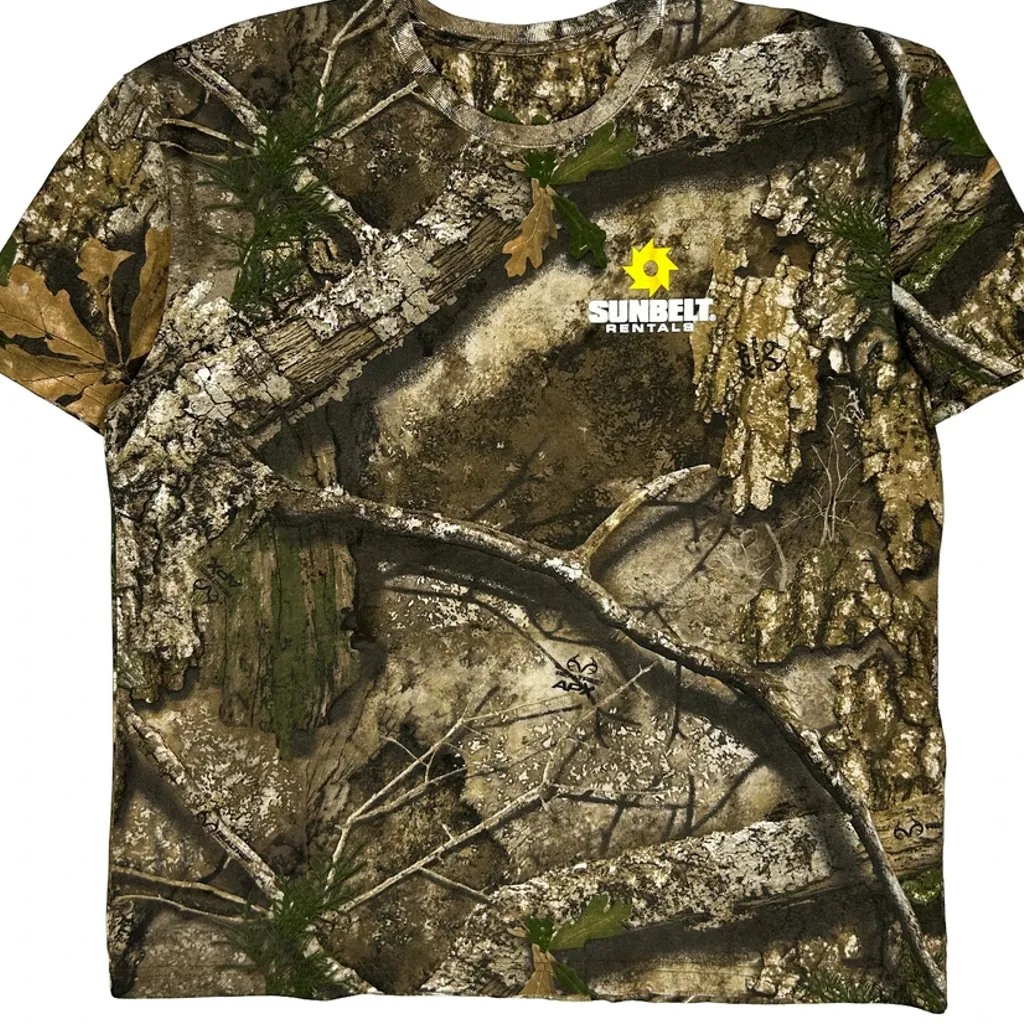 Unbranded Camo T-Shirt - XL Green Cotton - Image 5