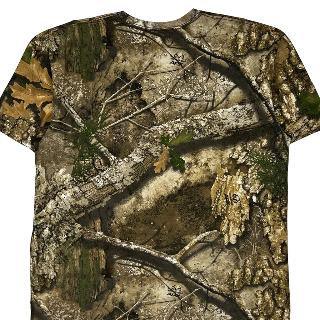 Unbranded Camo T-Shirt - XL Green Cotton - Image 7