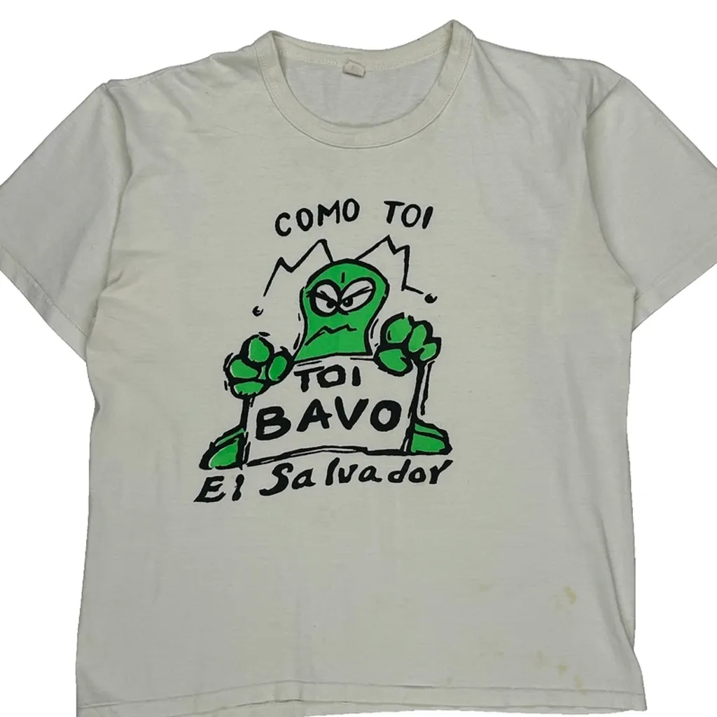 Unbranded Graphic T-Shirt - Large White Cotton - Image 5