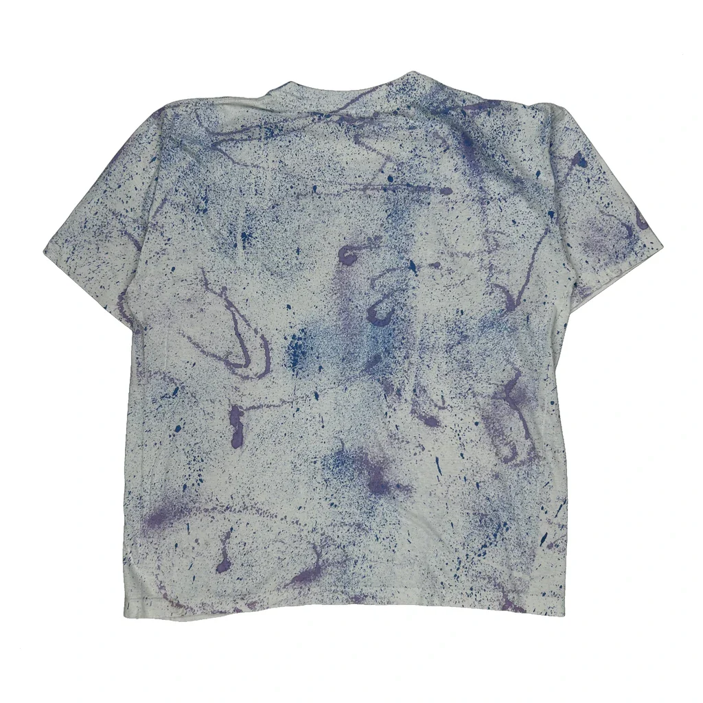 Unbranded Single Stitch T-Shirt - Medium White Cotton - Image 2