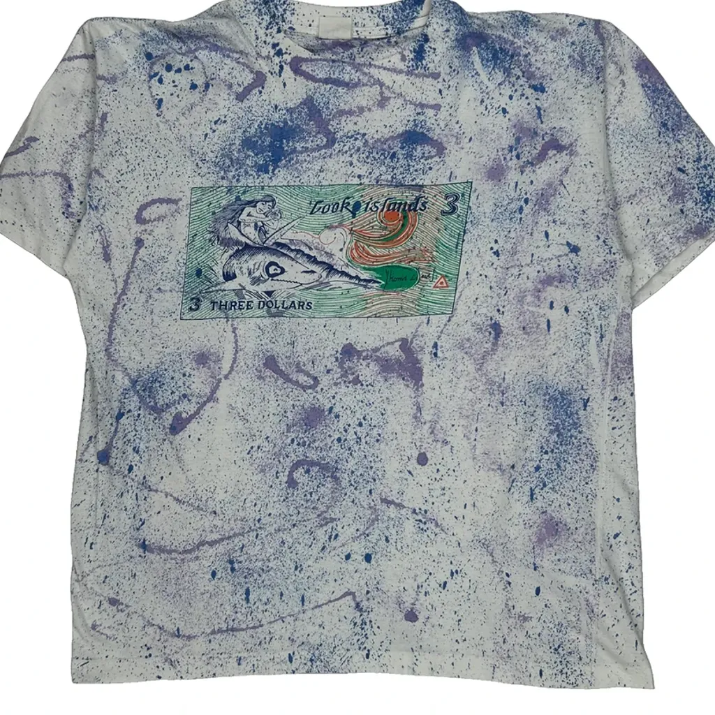 Unbranded Single Stitch T-Shirt - Medium White Cotton - Image 4