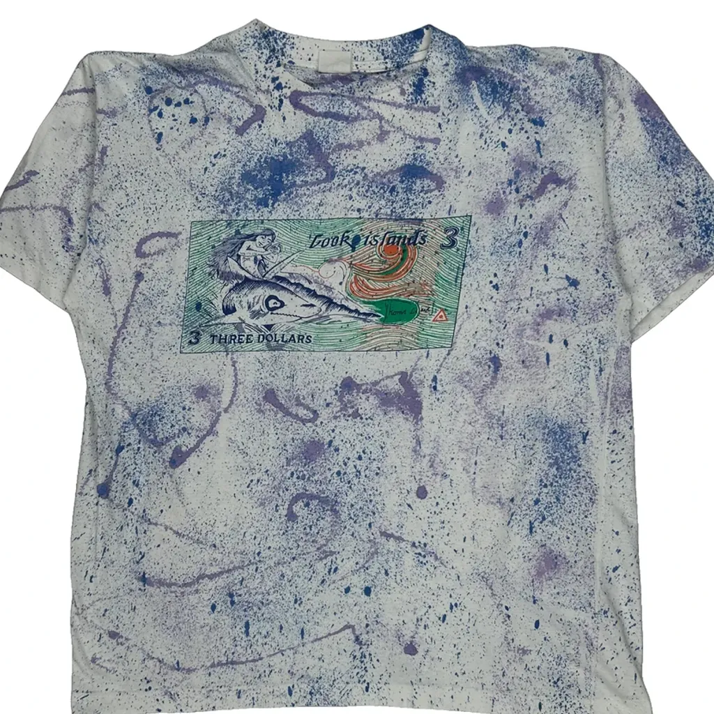 Unbranded Single Stitch T-Shirt - Medium White Cotton - Image 5
