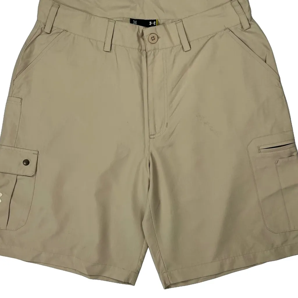 Under Armour Cargo Shorts - Medium Beige Polyester - Image 4