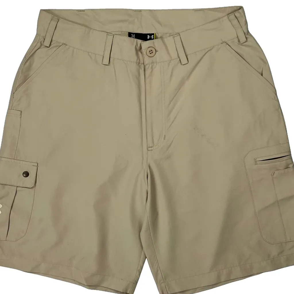 Under Armour Cargo Shorts - Medium Beige Polyester - Image 5