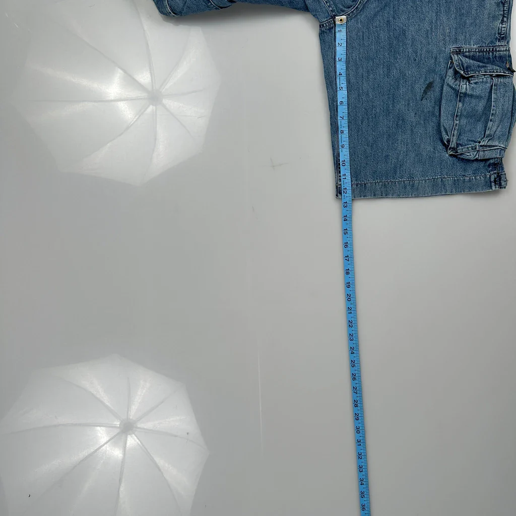 Union Bay Cargo Shorts - 29W 12L Blue Cotton - Image 5