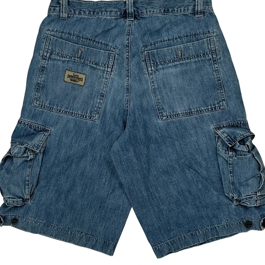 Union Bay Cargo Shorts - 29W 12L Blue Cotton - Image 8