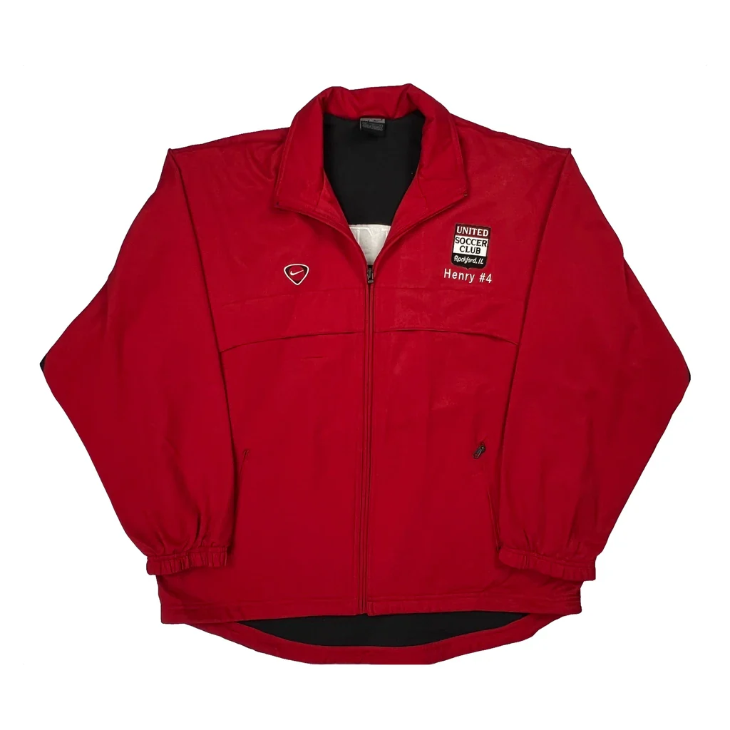 United Soccer Club Nike Track Jacket - Medium Red Polyester