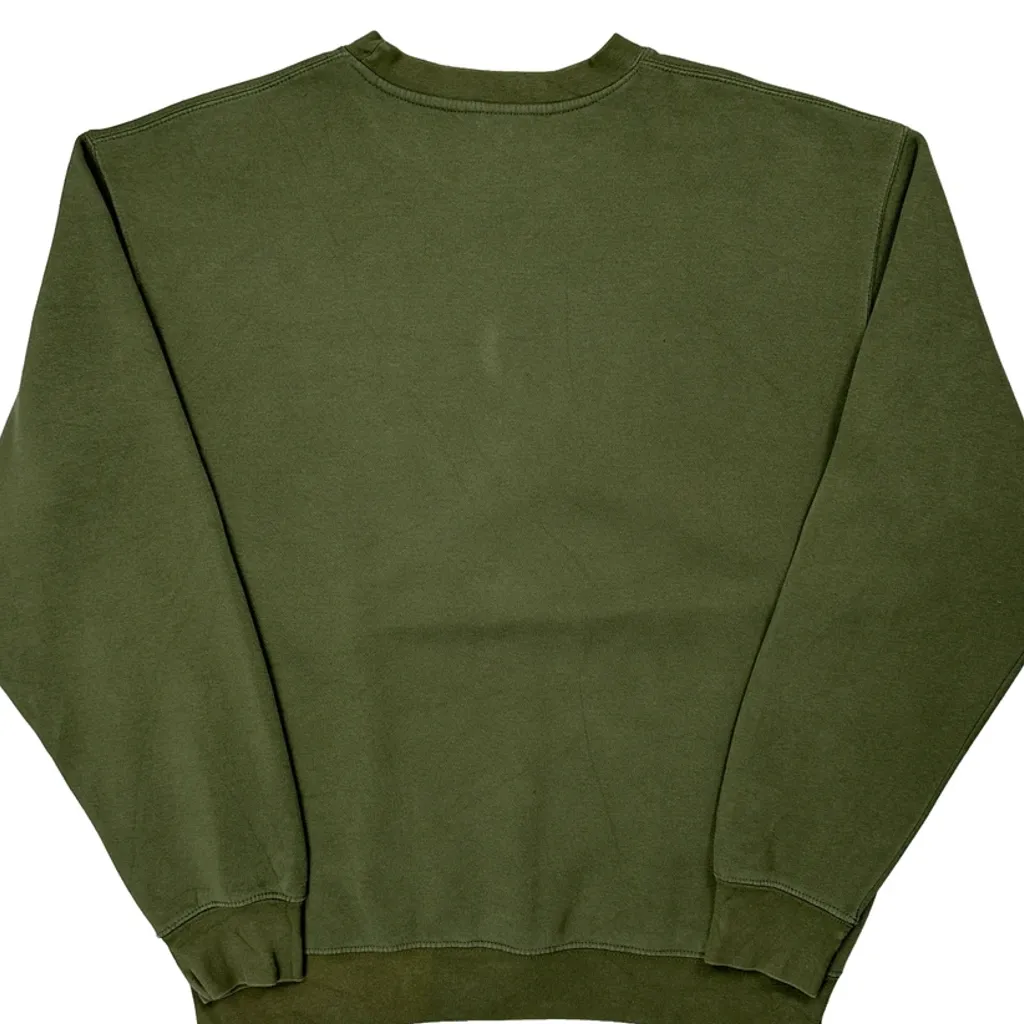 United States Army Unbranded Sweatshirt - Large Green Cotton - Image 6