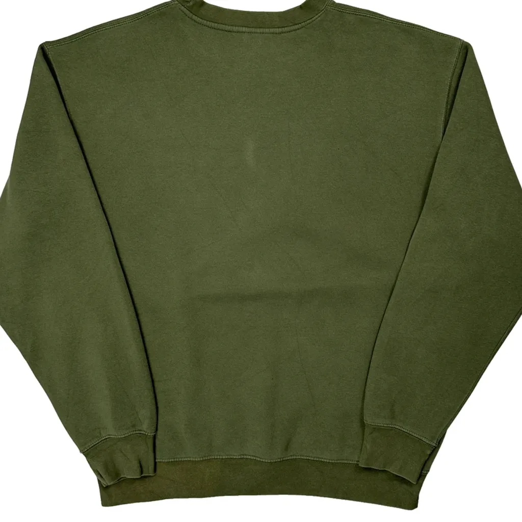 United States Army Unbranded Sweatshirt - Large Green Cotton - Image 7