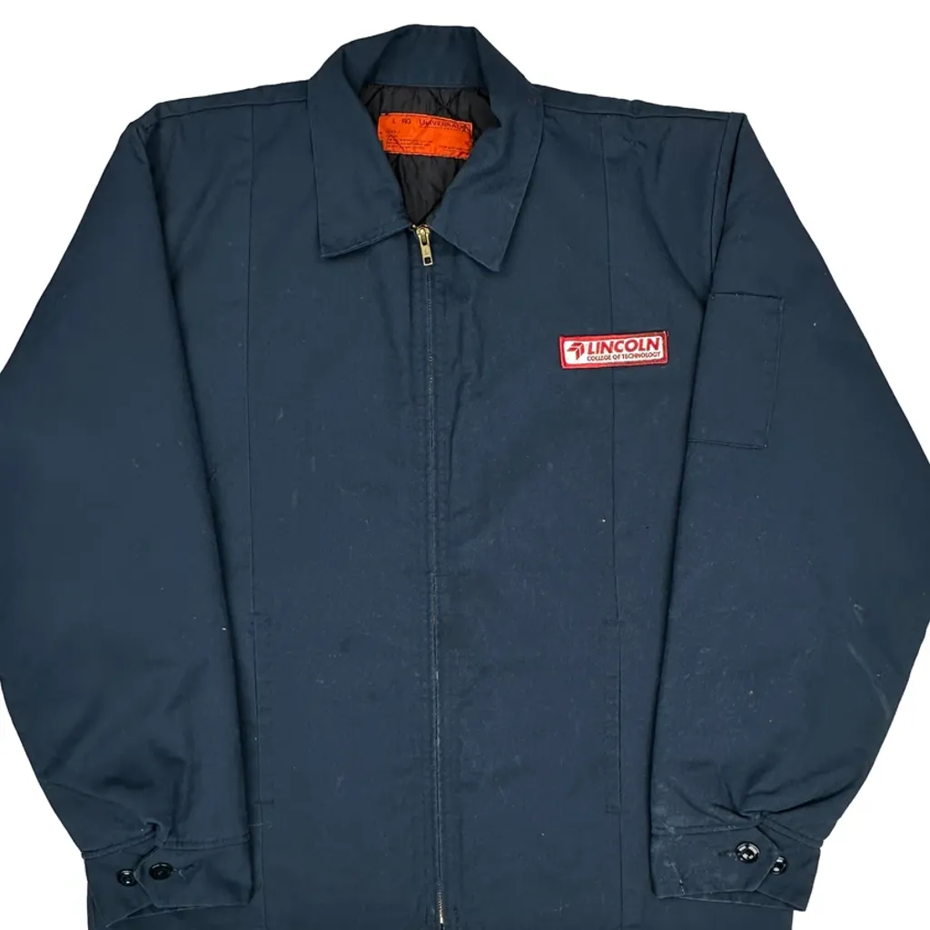 Universal Work Jacket - Large Blue Polyester Blend - Image 4