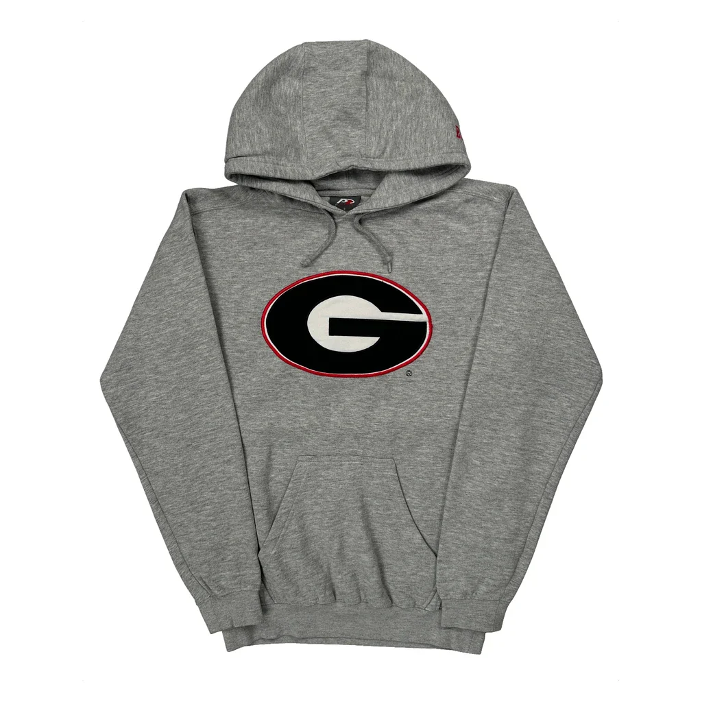 University Of Georgia Pro Player College Hoodie - Small Grey Cotton