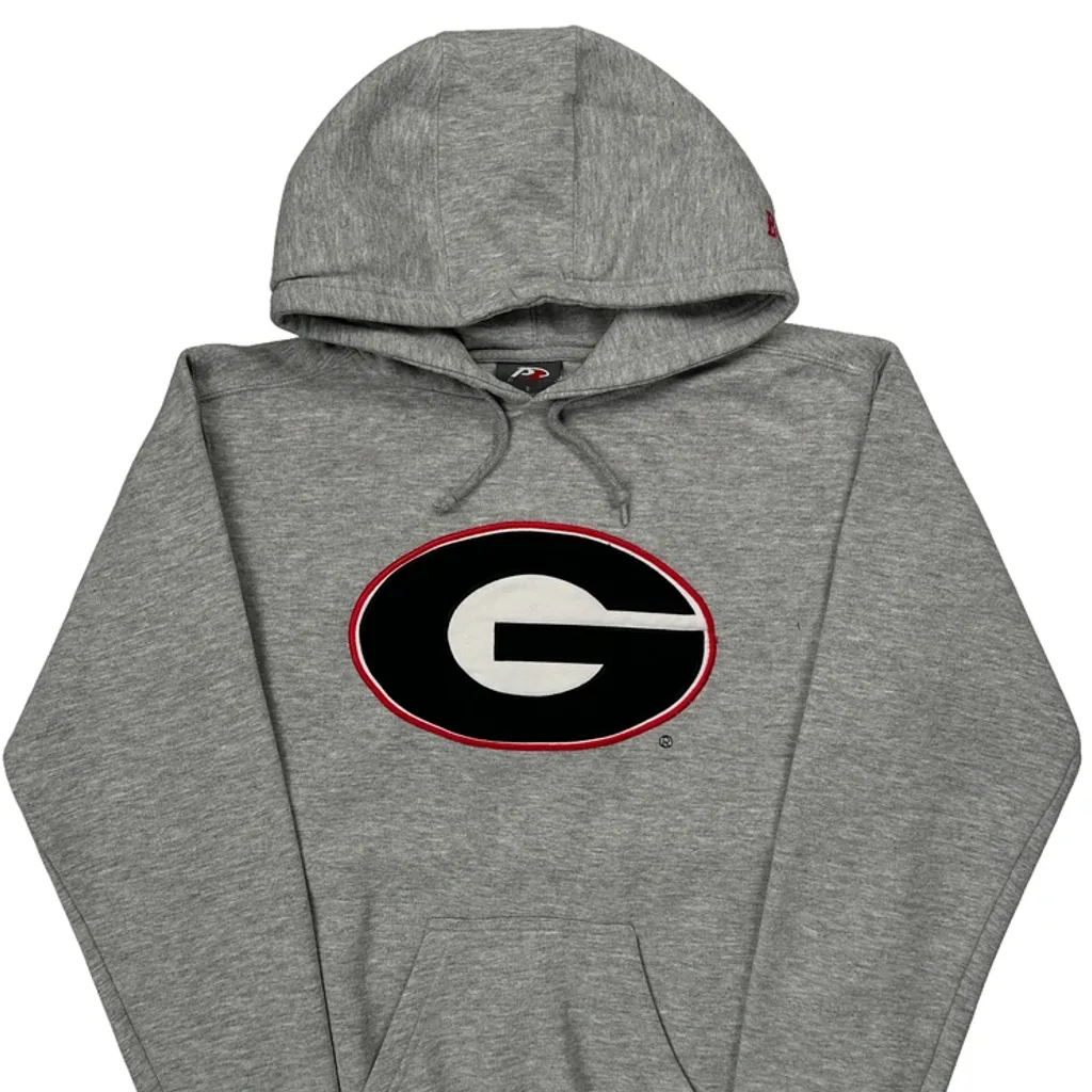 University Of Georgia Pro Player College Hoodie - Small Grey Cotton - Image 4