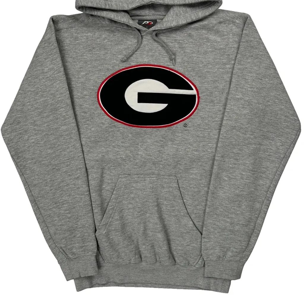 University Of Georgia Pro Player College Hoodie - Small Grey Cotton - Image 5