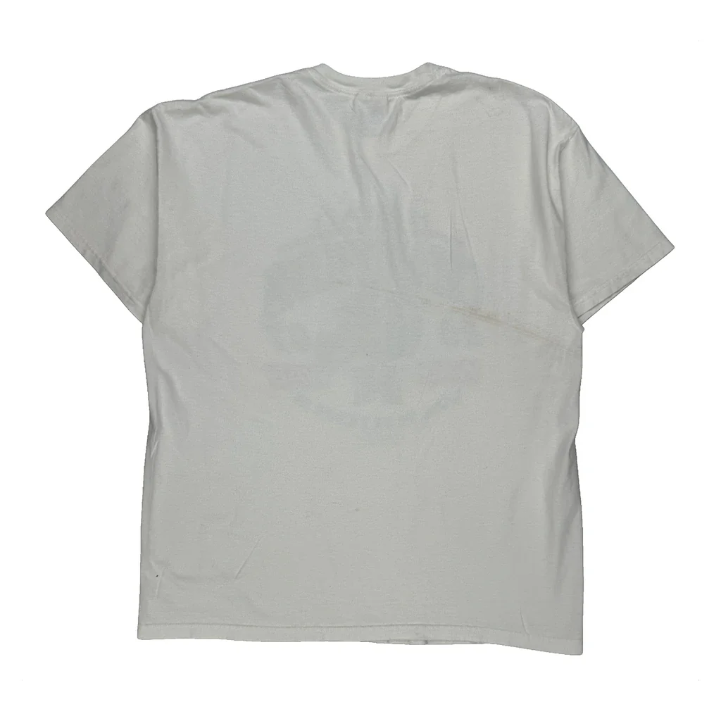 University Of Hawaii Western Athletic Conference Champions 2007 Hanes Graphic T-Shirt - XL White Cotton - Image 2