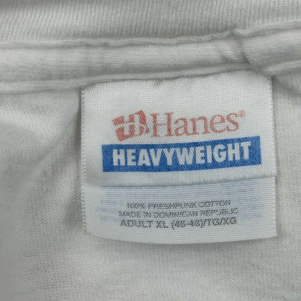 University Of Hawaii Western Athletic Conference Champions 2007 Hanes Graphic T-Shirt - XL White Cotton - Image 3