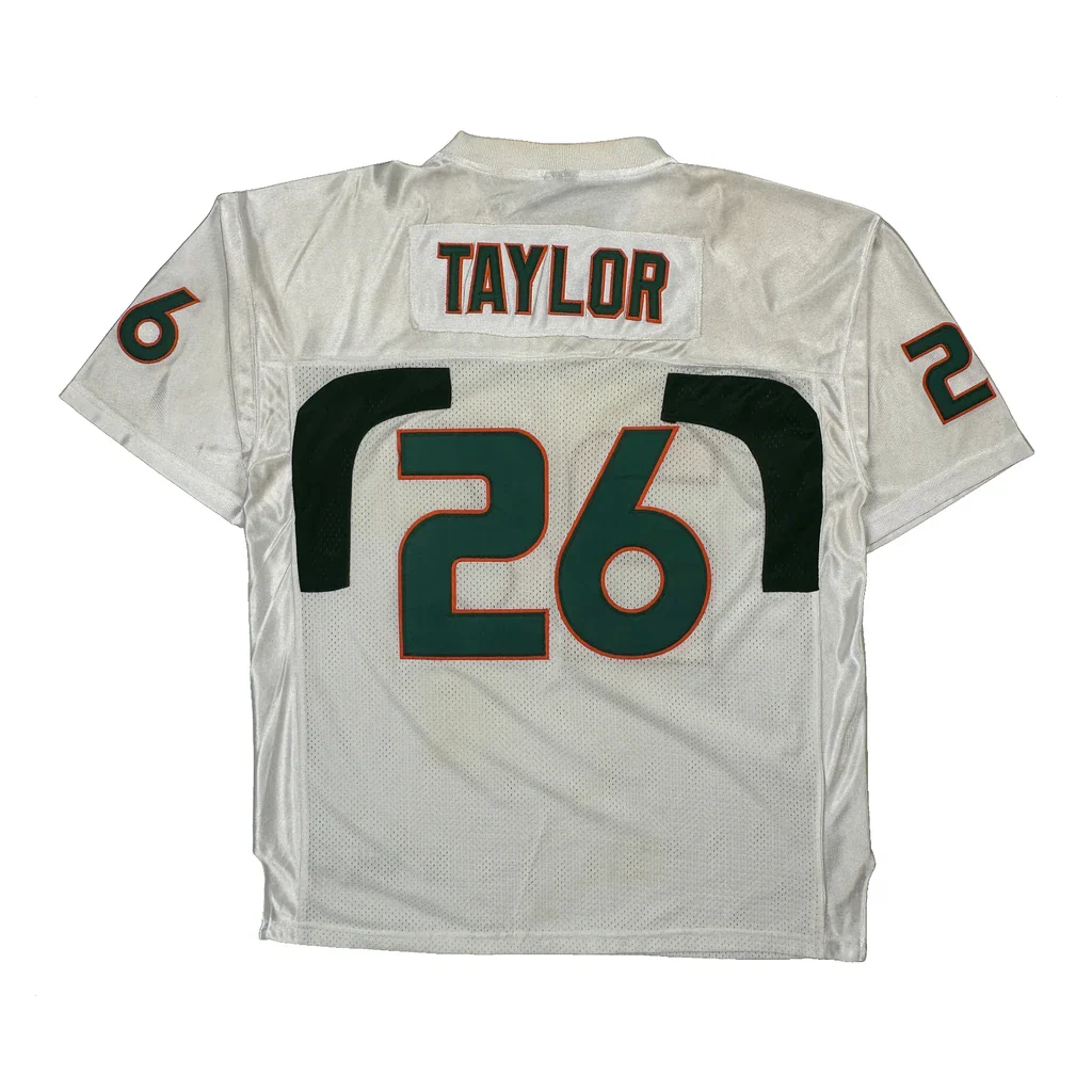 University Of Miami Nike Football Jersey - XL White Polyester - Image 2