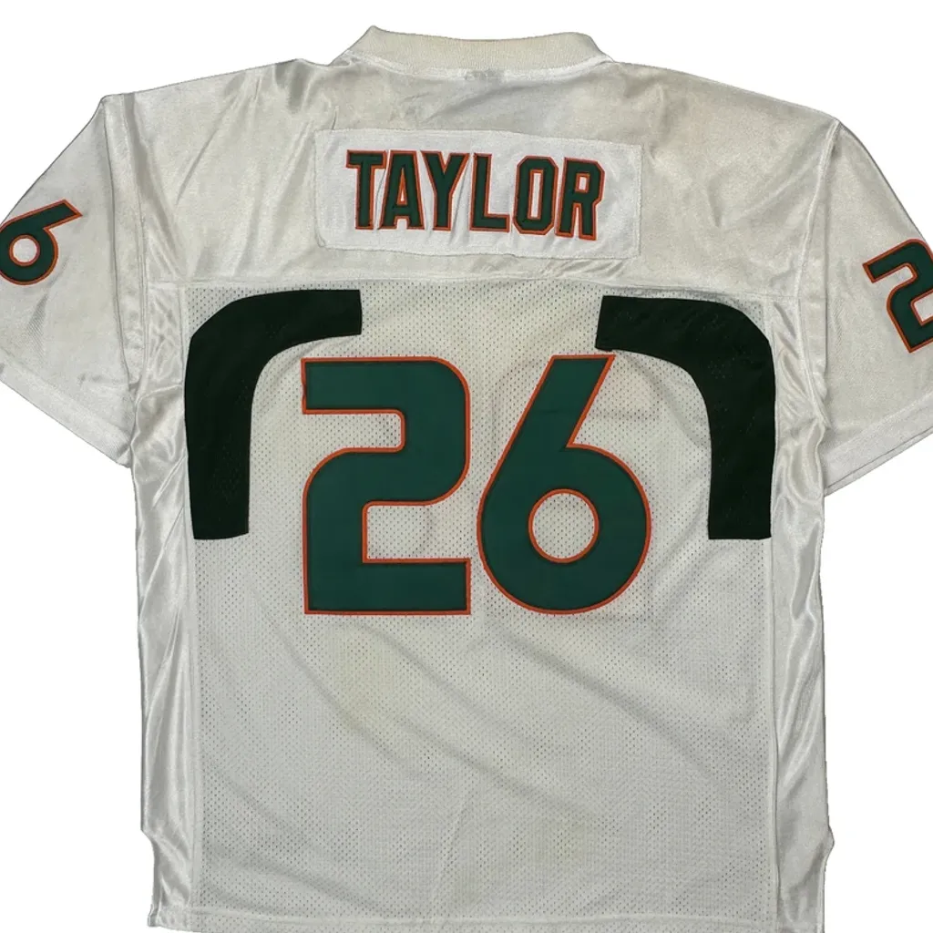 University Of Miami Nike Football Jersey - XL White Polyester - Image 7