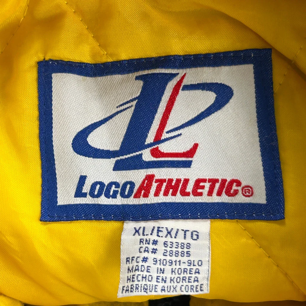 University Of Michigan Logo Athletics College Varsity Jacket - XL Navy Polyester - Image 3