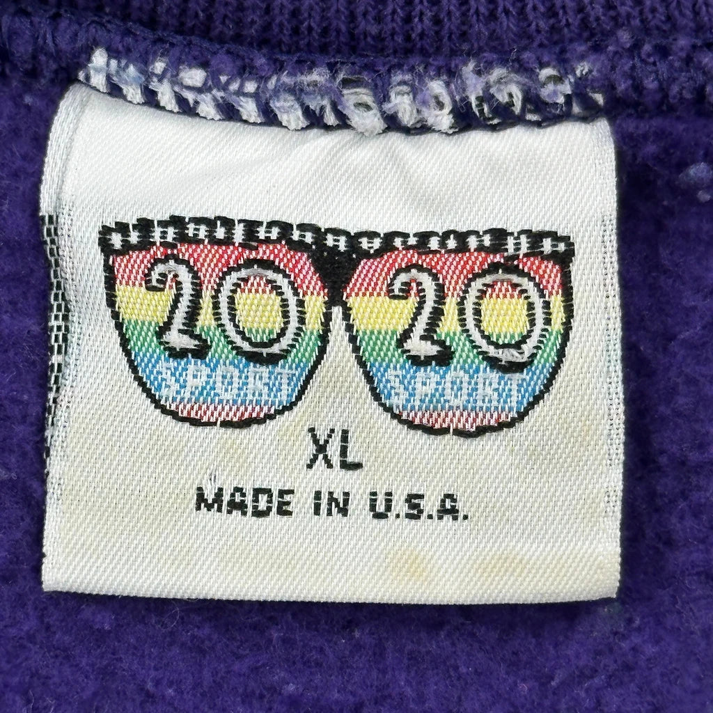 University Of Washington Huskies 20/20 Sport College Sweatshirt - XL Purple Cotton - Image 3