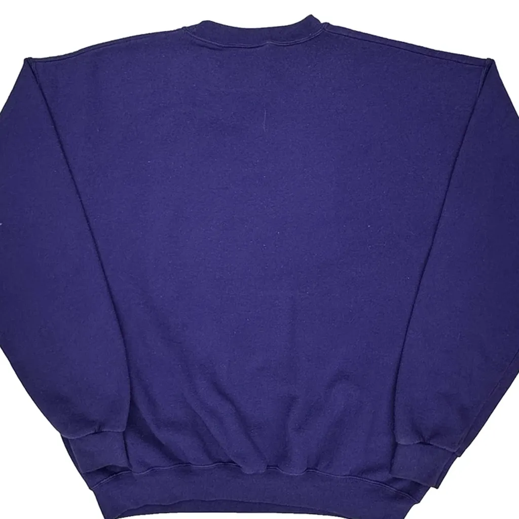 University Of Washington Huskies 20/20 Sport College Sweatshirt - XL Purple Cotton - Image 7