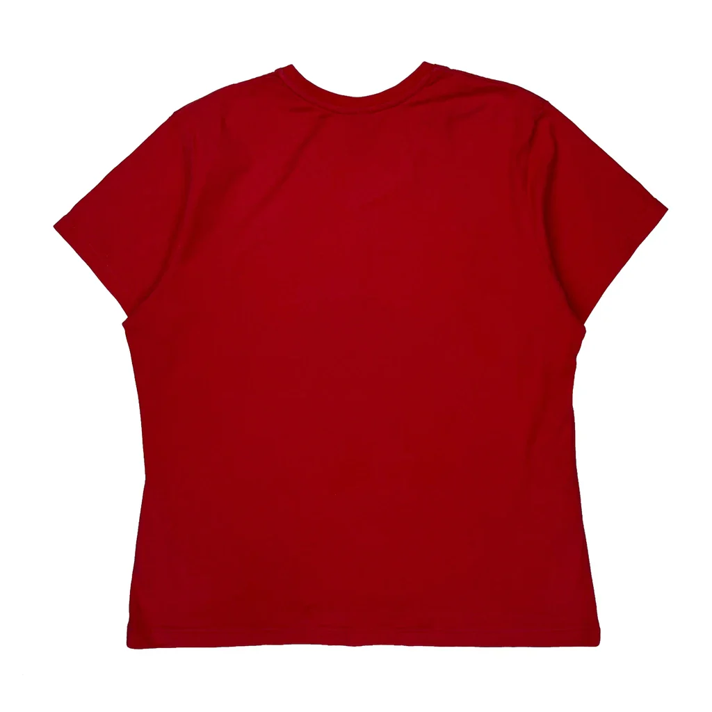University Of Wisconsin Nike College T-Shirt - XL Red Cotton - Image 2