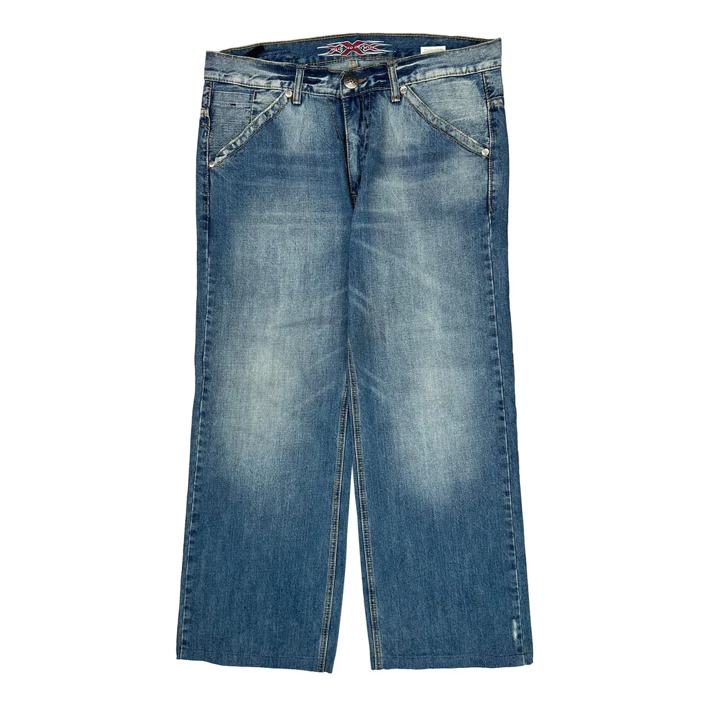 Unlimited Creative Wide Leg Jeans - 37W 29L Blue Denim - Image 2