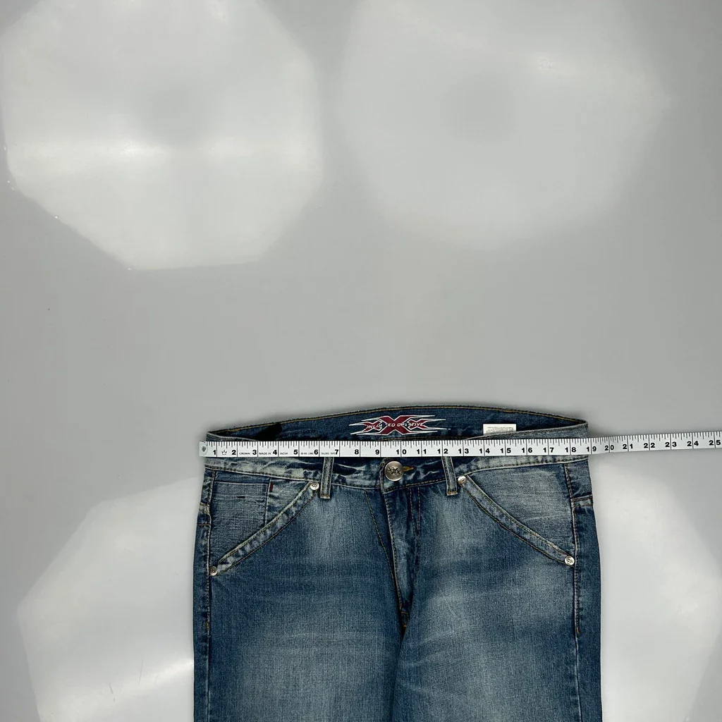 Unlimited Creative Wide Leg Jeans - 37W 29L Blue Denim - Image 3