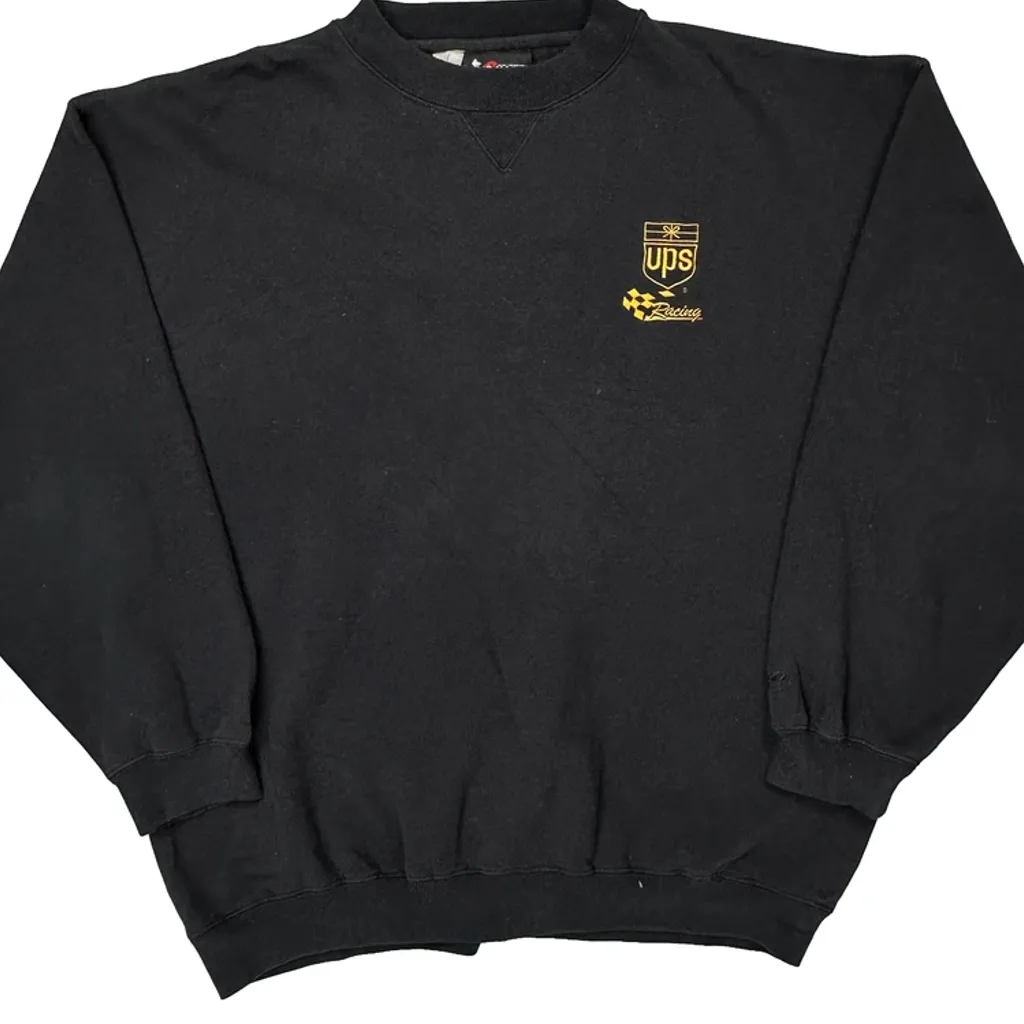 Ups Racing Chase Authentics Graphic Sweatshirt - XL Black Polyester Blend - Image 4