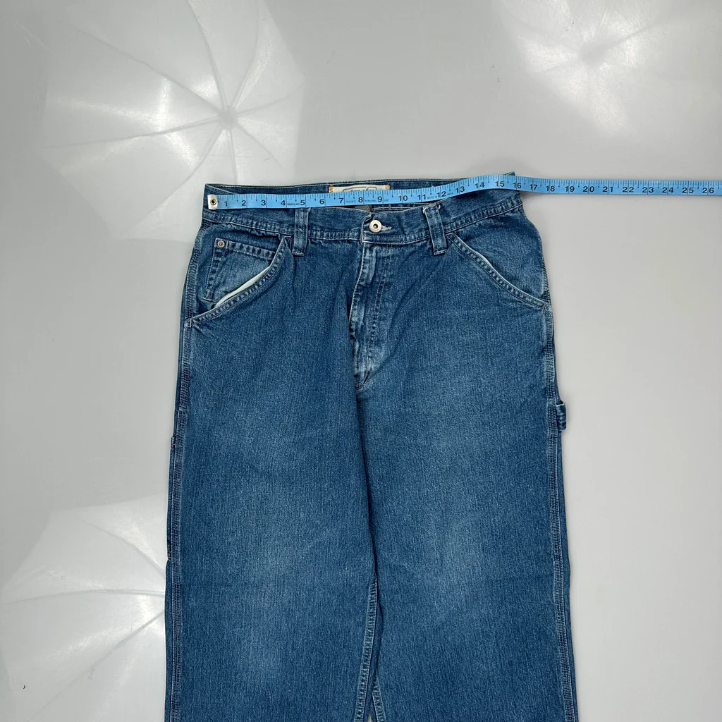 Urban Pipeline Carpenter Jeans - 32W 30L Blue Cotton - Image 3