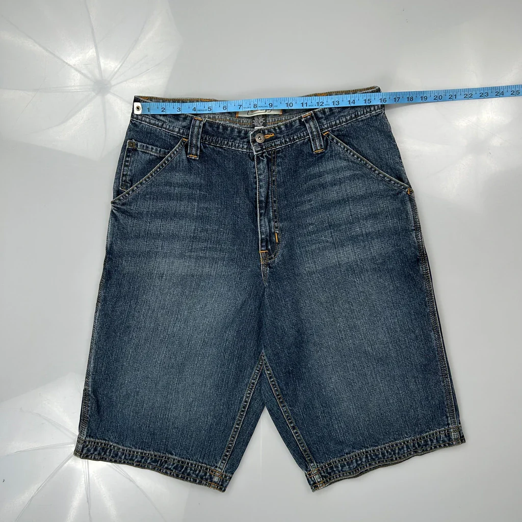 Urban Pipeline Denim Shorts - 32W 14L Blue Cotton - Image 3