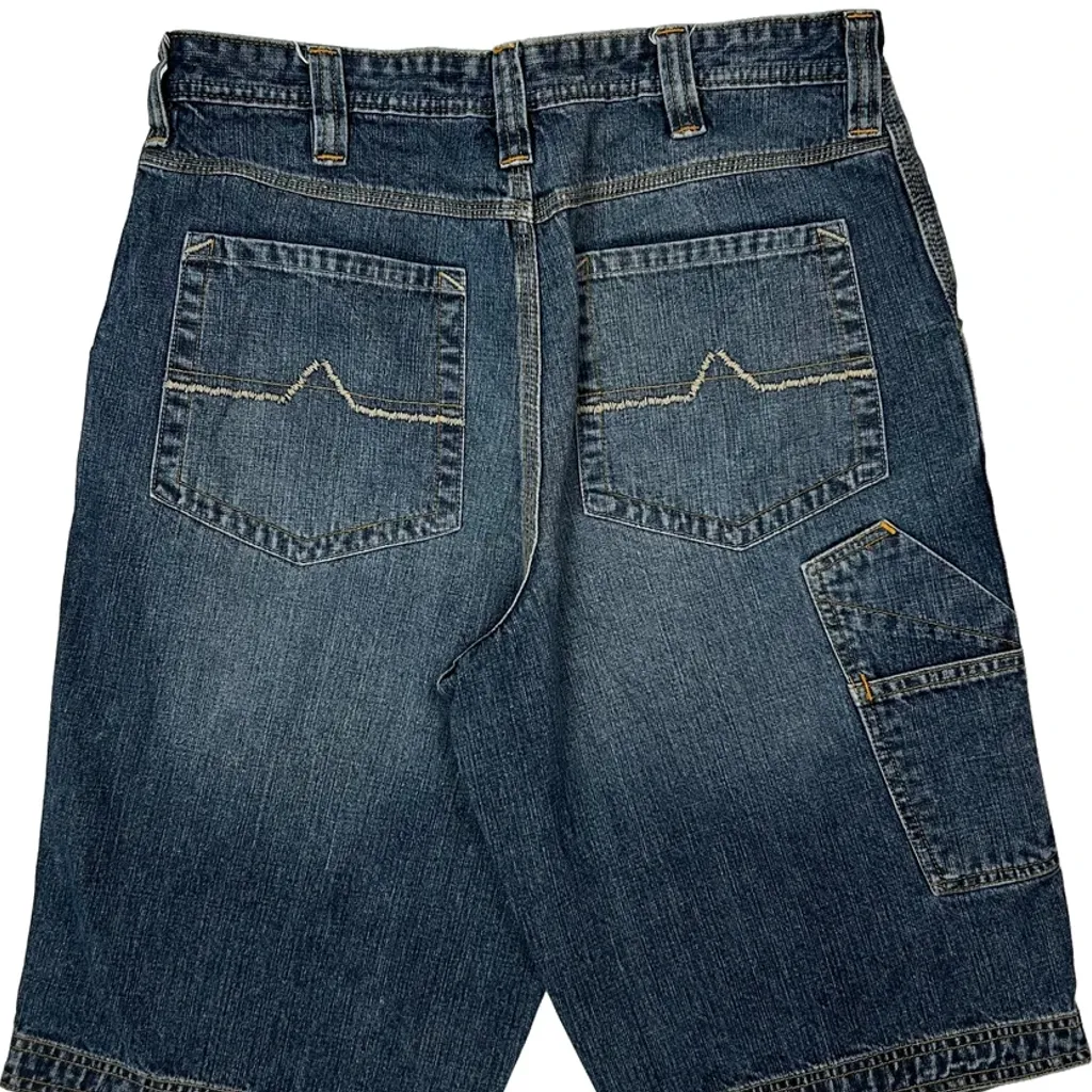 Urban Pipeline Denim Shorts - 32W 14L Blue Cotton - Image 8