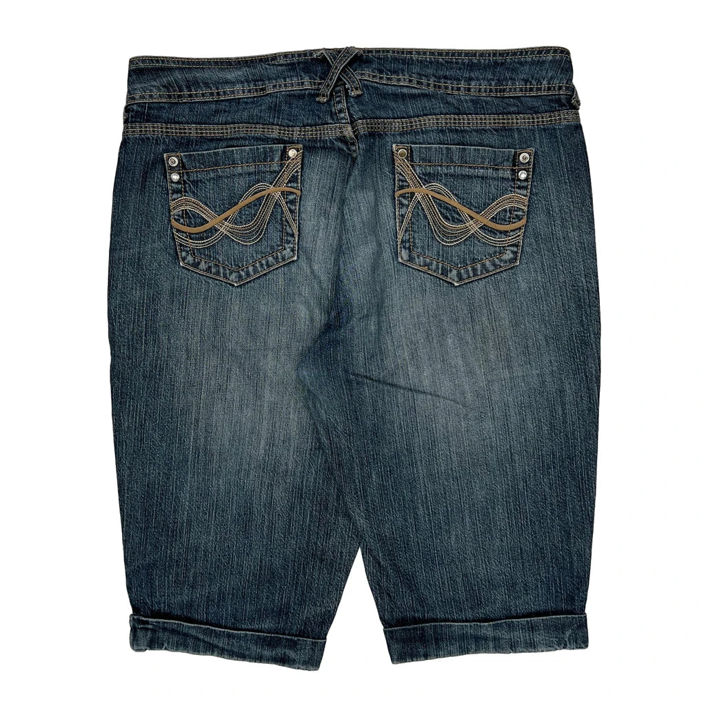 Urban Star Denim Shorts - 34W US 8 Blue Cotton