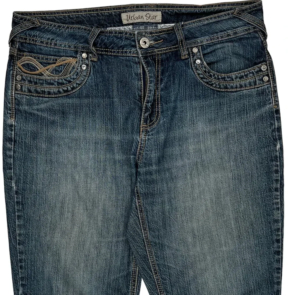 Urban Star Denim Shorts - 34W US 8 Blue Cotton - Image 10