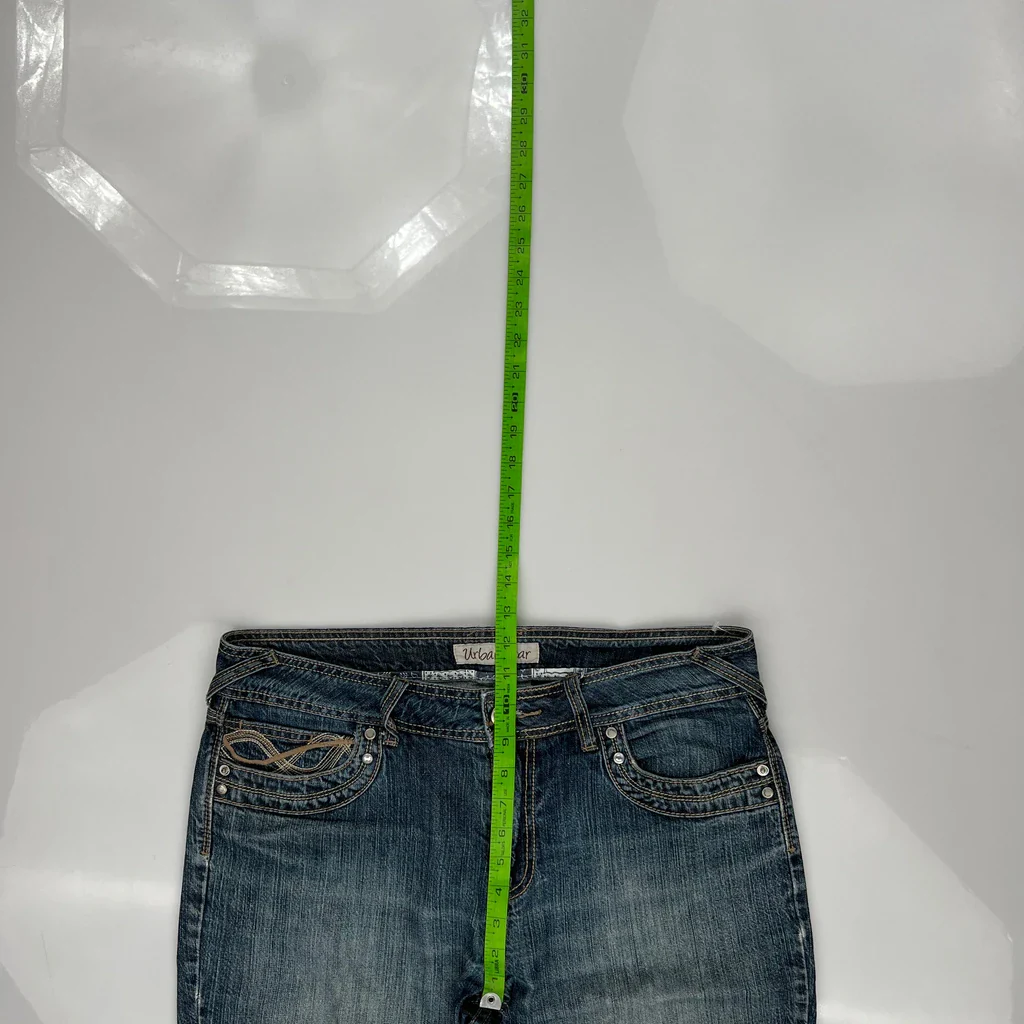 Urban Star Denim Shorts - 34W US 8 Blue Cotton - Image 4