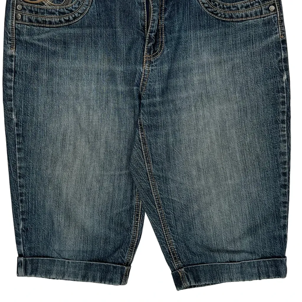 Urban Star Denim Shorts - 34W US 8 Blue Cotton - Image 9