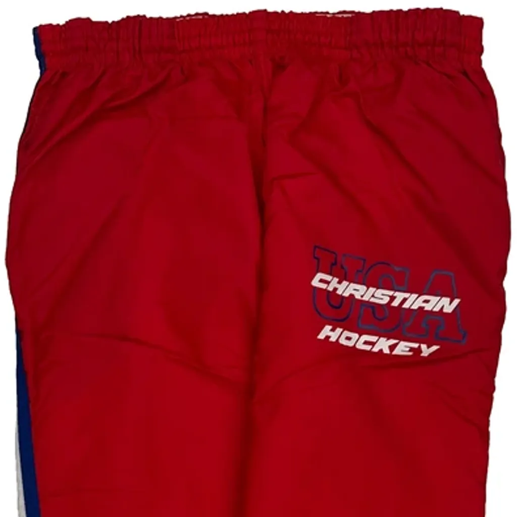 USA Christian Hockey Nor-Tex Tracksuit - Large Red Polyester - Image 4