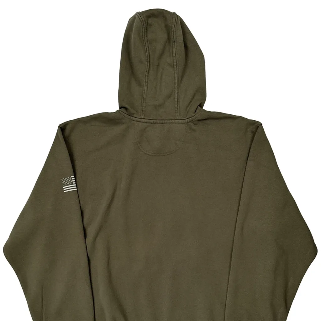 USA Flag Carhartt Hoodie - 2XL Green Cotton - Image 7