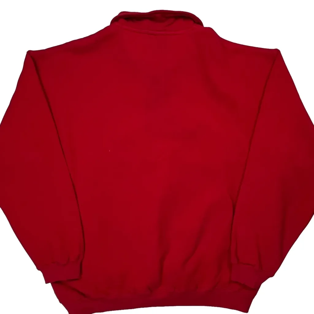 USA Gant 1/4 Zip - Large Red Cotton - Image 7