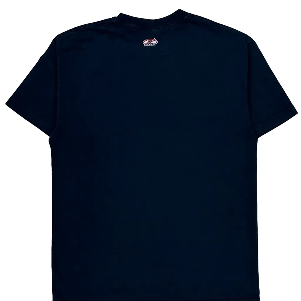 USA Olympics Nike Hockey T-Shirt - Medium Navy Cotton - Image 8