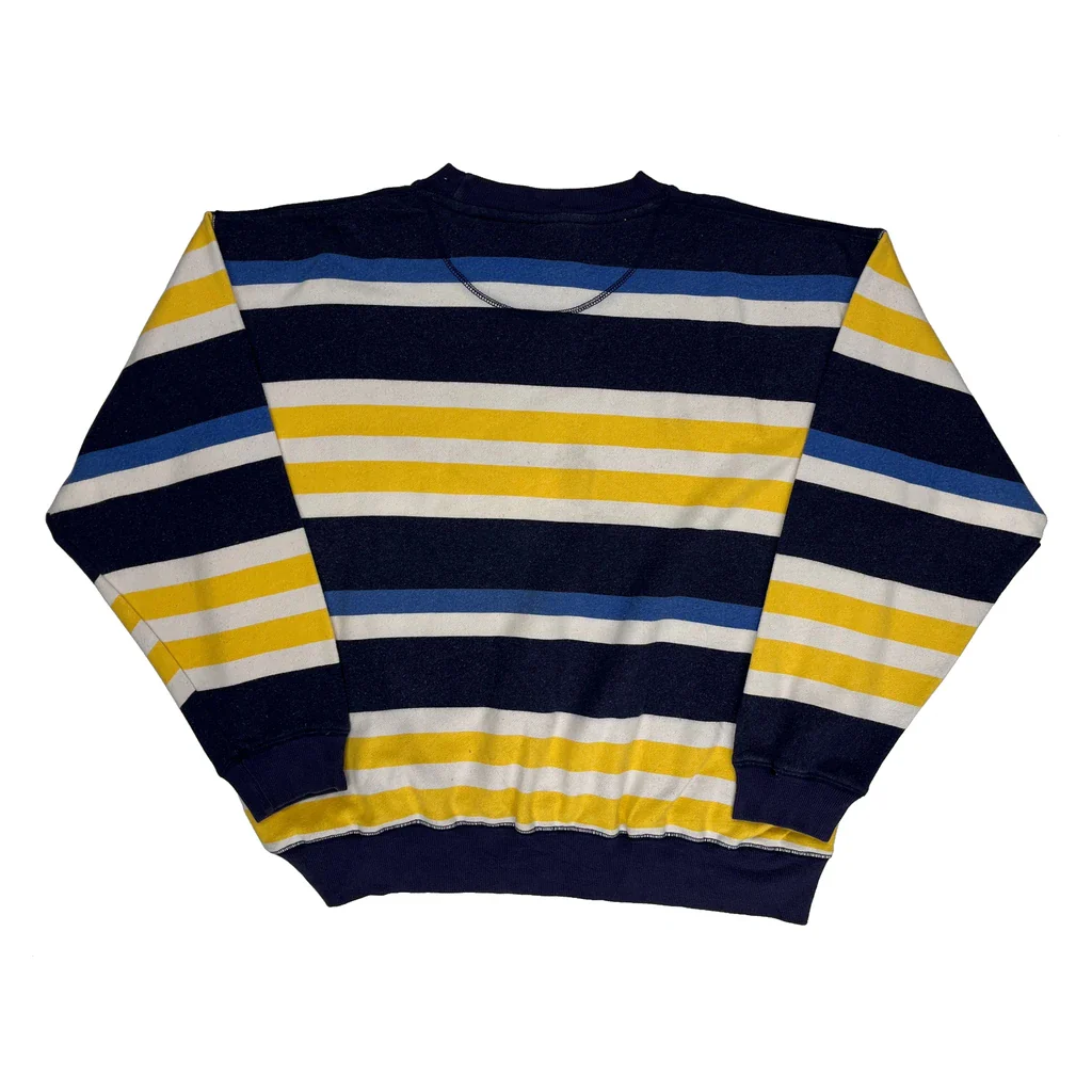 USA Olympics Striped Sweatshirt - Large Multicoloured Cotton Blend - Image 2