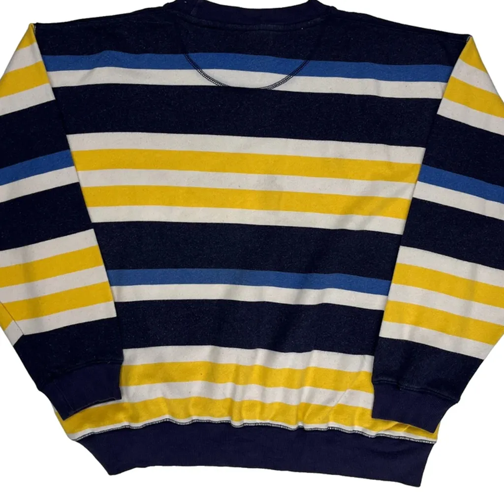 USA Olympics Striped Sweatshirt - Large Multicoloured Cotton Blend - Image 7