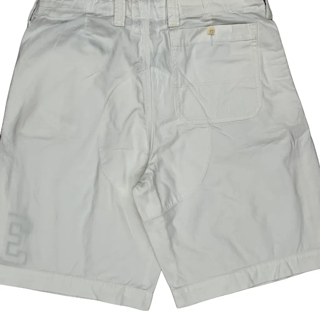 USA Patch Polo By Ralph Lauren Graphic Shorts - 34W 9L White Cotton - Image 7