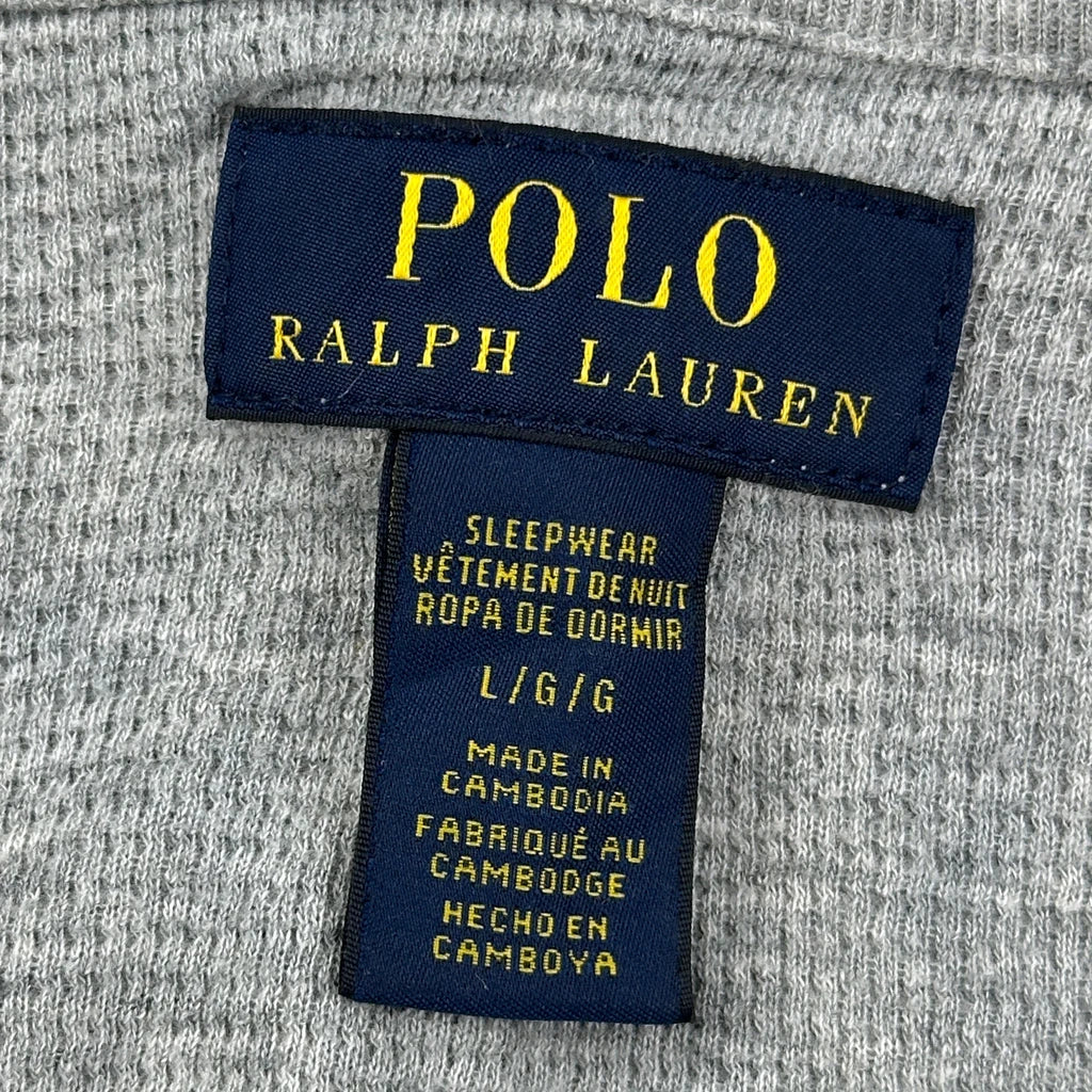 USA Polo By Ralph Lauren Long Sleeve T-Shirt - Large Grey Cotton - Image 3