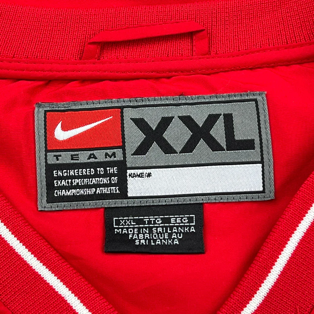 USA Softball Nike Windbreaker - 2XL Red Polyester - Image 3